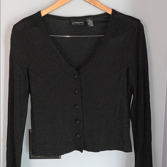 Liz Claiborne Sweaters - Dressy Cardigan with shimmer